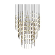 Sonneman 2174 Constellation 204-lt 48" LED Pendant - Espresso Black White Optical Acrylic