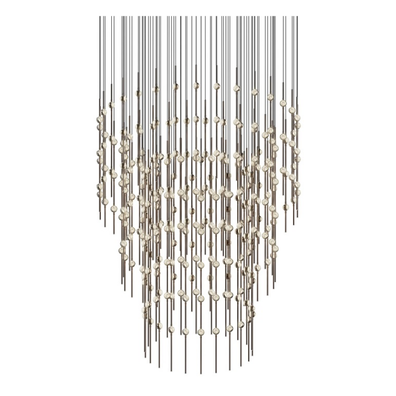 Sonneman 2174 Constellation 204-lt 48" LED Pendant - Espresso Black