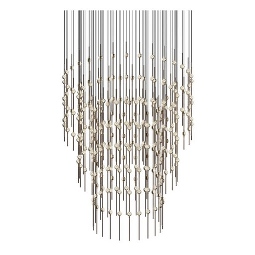 Sonneman 2174 Constellation 204-lt 48" LED Pendant - Espresso Black