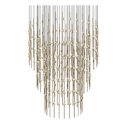 Sonneman 2174 Constellation 204-lt 48" LED Pendant - Satin Brass