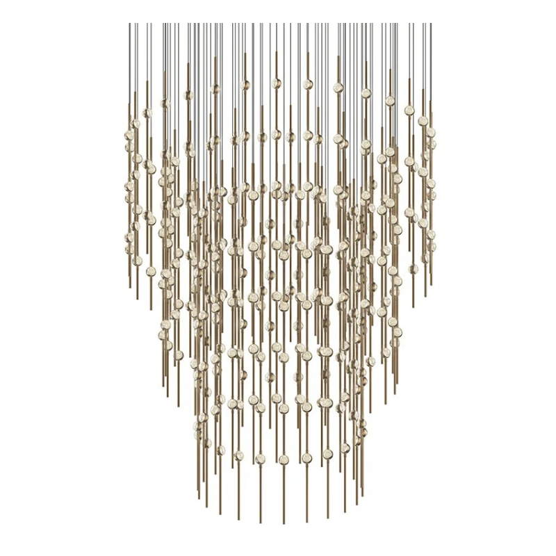 Sonneman 2174 Constellation 204-lt 48" LED Pendant - Satin Brass