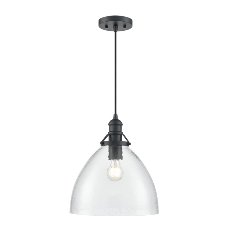 Millennium 218101 Khrisa 1-lt 13" Pendant - Matte Black