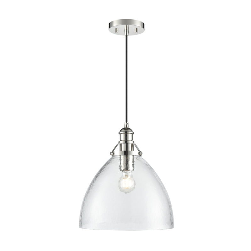Millennium 218101 Khrisa 1-lt 13" Pendant - Polished Nickel
