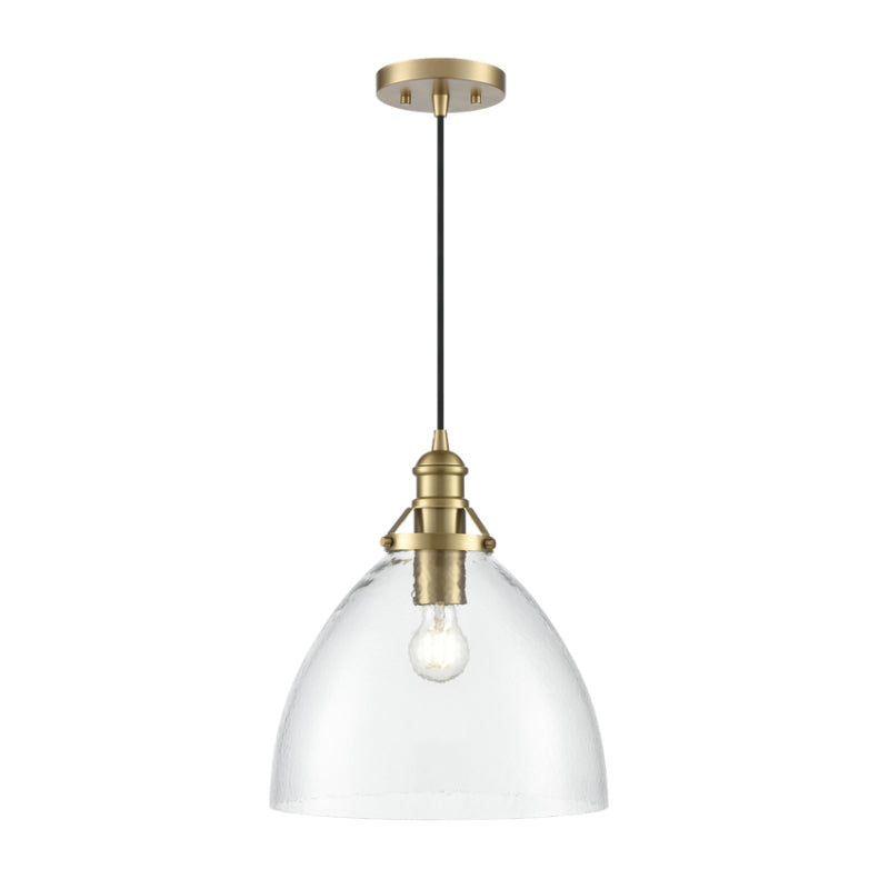 Millennium 218101 Khrisa 1-lt 13" Pendant - Vintage Brass