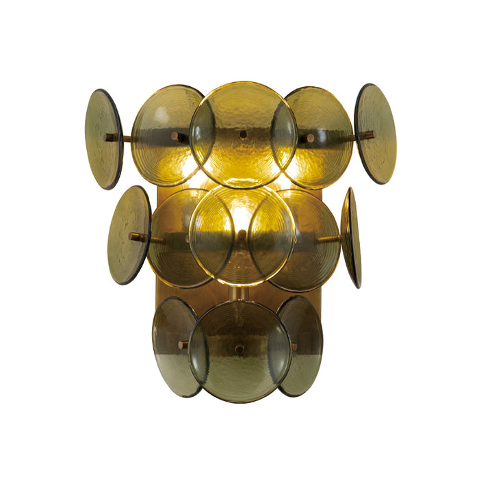 Maxim 21820 Loren 3-lt 15" Tall Wall Sconce - Green Vintage