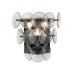 Maxim 21820 Loren 3-lt 15" Tall Wall Sconce - Gunmetal/Textured Clear