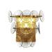Maxim 21820 Loren 3-lt 15" Tall Wall Sconce - Weathered Brass/Textured Clear