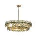Maxim 21823 Loren 6-lt 32" Chandelier - Weathered Brass/Vintage Green Glass