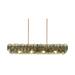 Maxim 21826 Loren 5-lt 54" Linear Pendant - Weathered Brass/Vintage Green Glass