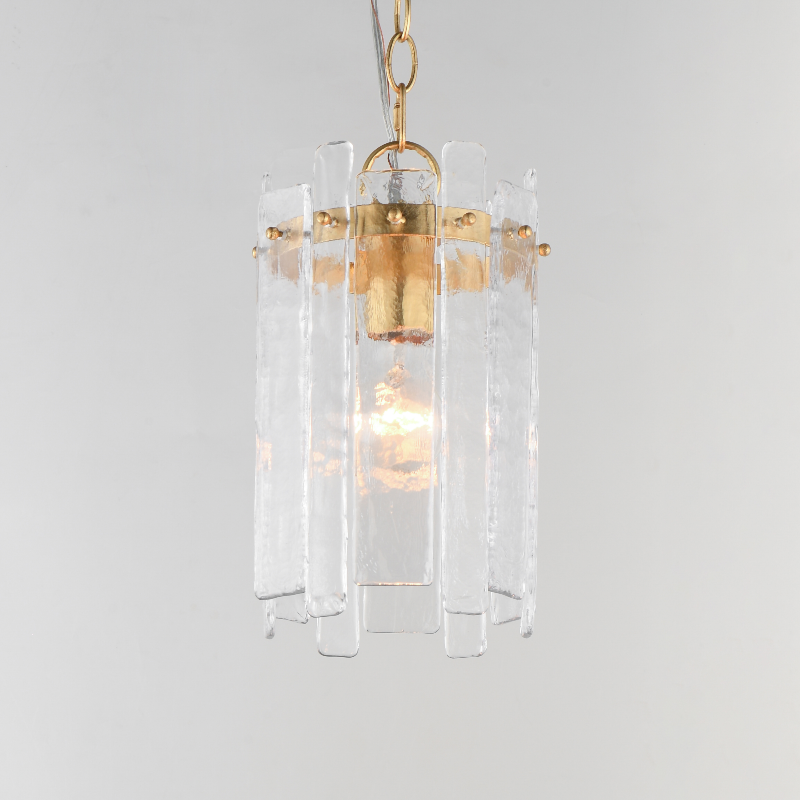 Maxim 21831 Warren 1-lt 8" Pendant - Gold Leaf