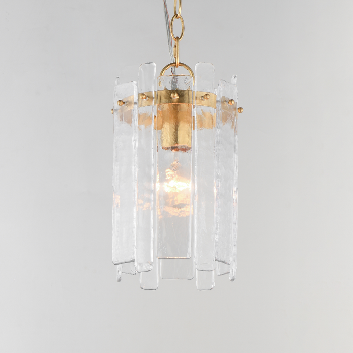 Maxim 21831 Warren 1-lt 8" Pendant - Gold Leaf