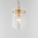 Maxim 21831 Warren 1-lt 8" Pendant - Gold Leaf