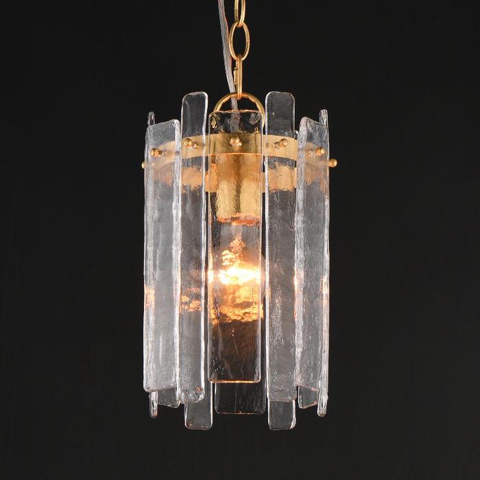 Maxim 21831 Warren 1-lt 8" Pendant - Gold Leaf