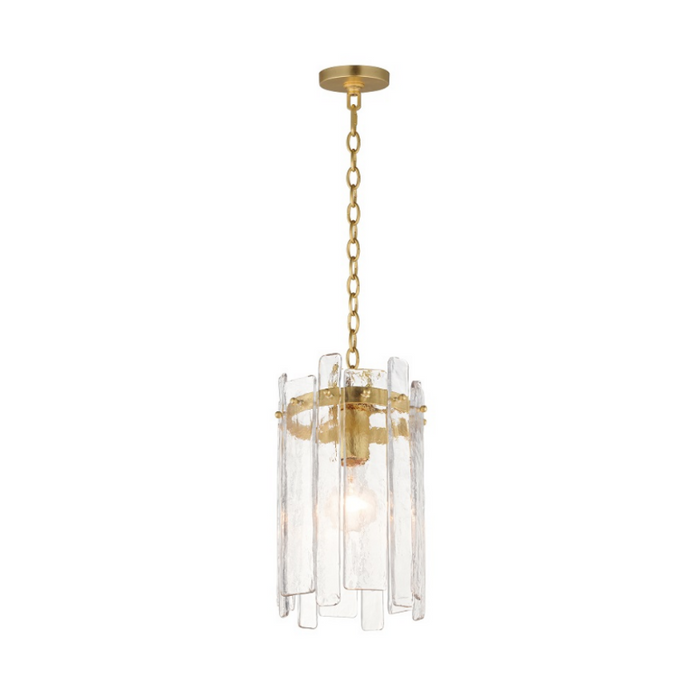 Maxim 21831 Warren 1-lt 8" Pendant - Gold Leaf