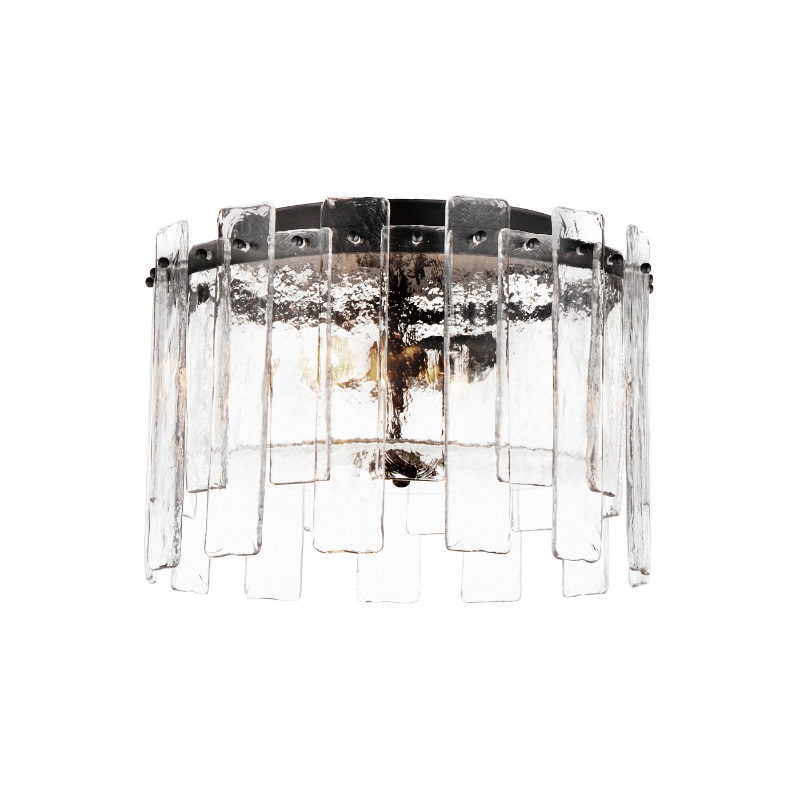 Maxim 21832 Warren 2-lt 15" Flush Mount - Dark Bronze