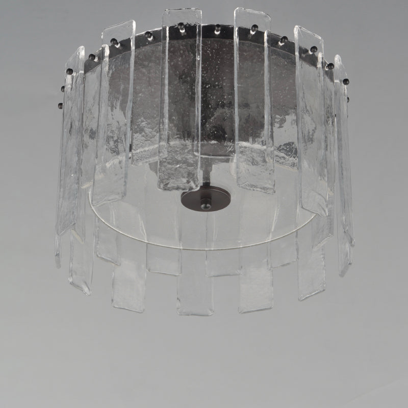 Maxim 21832 Warren 2-lt 15" Flush Mount - Dark Bronze