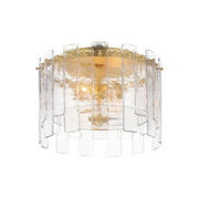 Maxim 21832 Warren 2-lt 15" Flush Mount - Gold Leaf