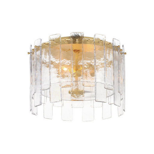 Maxim 21832 Warren 2-lt 15" Flush Mount - Gold Leaf