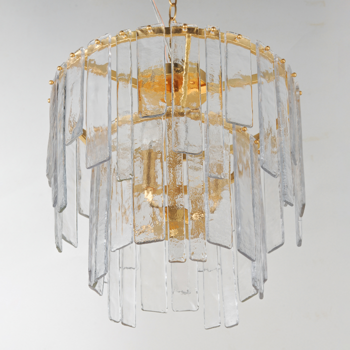 Maxim 21833 Warren 4-lt 18" Semi-Flush/Pendant - Gold Leaf