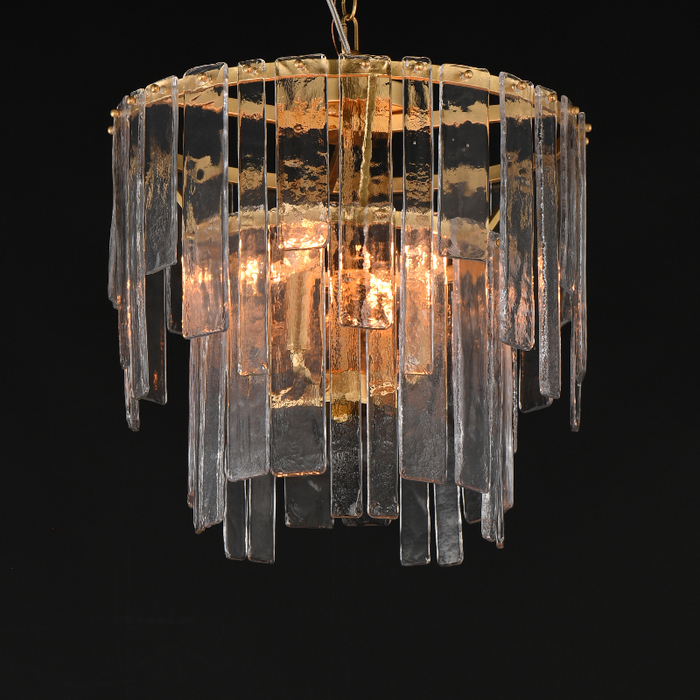 Maxim 21833 Warren 4-lt 18" Semi-Flush/Pendant - Gold Leaf