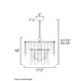 Maxim 21833 Warren 4-lt 18" Semi-Flush/Pendant