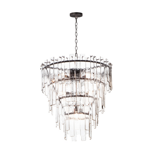 Maxim 21837 Warren 12-lt 30" Pendant - Dark Bronze