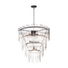 Maxim 21837 Warren 12-lt 30" Pendant - Dark Bronze