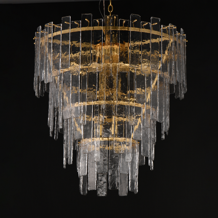 Maxim 21837 Warren 12-lt 30" Pendant - Gold Leaf