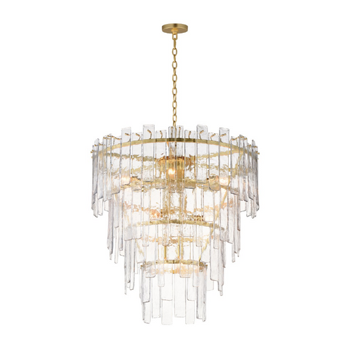 Maxim 21837 Warren 12-lt 30" Pendant - Gold Leaf