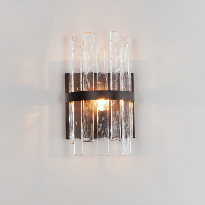 Maxim 21839 Warren 1-lt 12" Tall Wall Sconce - Dark Bronze