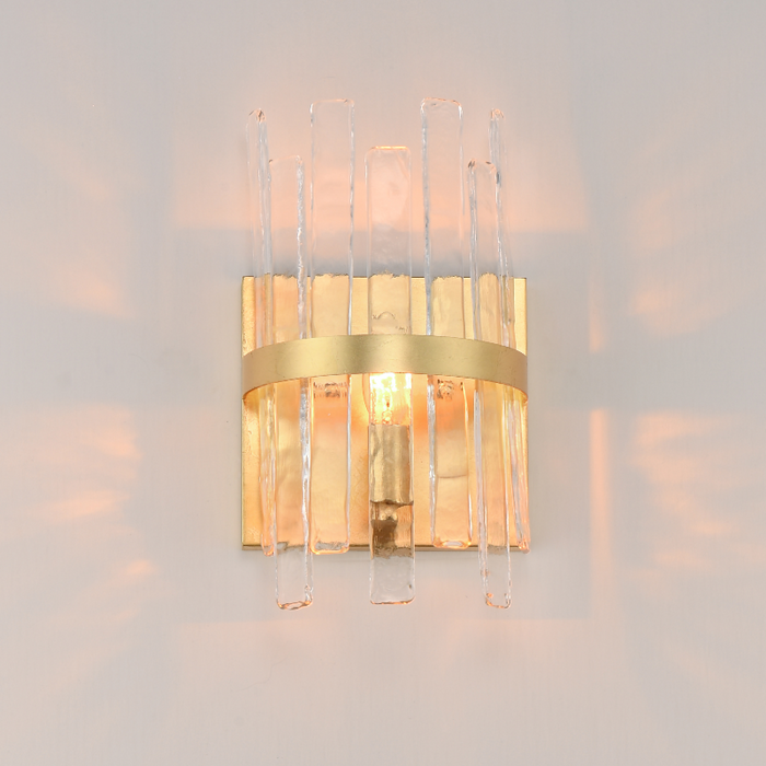 Maxim 21839 Warren 1-lt 12" Tall Wall Sconce - Gold Leaf