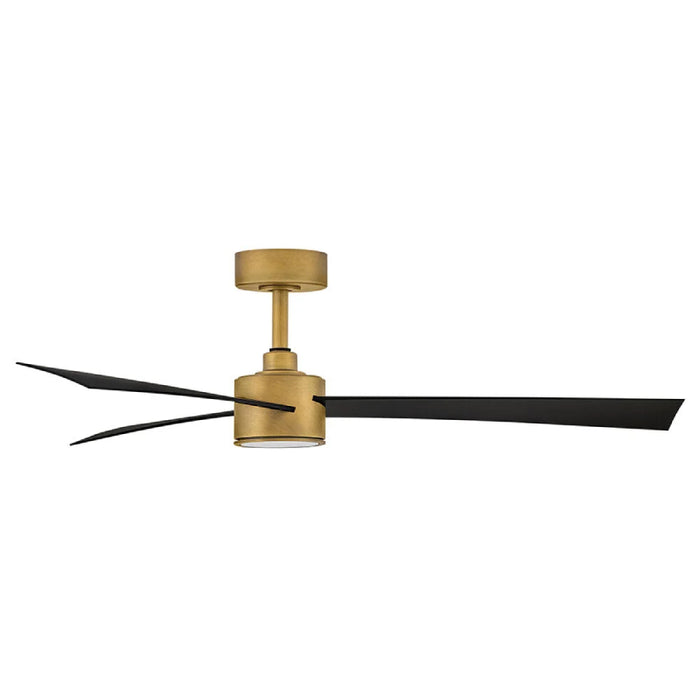 Hinkley 907452 Speck 52" Indoor/Outdoor Smart Ceiling Fan with LED Light Kit - Heritage Brass