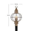 Hinkley 2201 Cape Cod 4-lt 24" Tall LED Outdoor Post Light