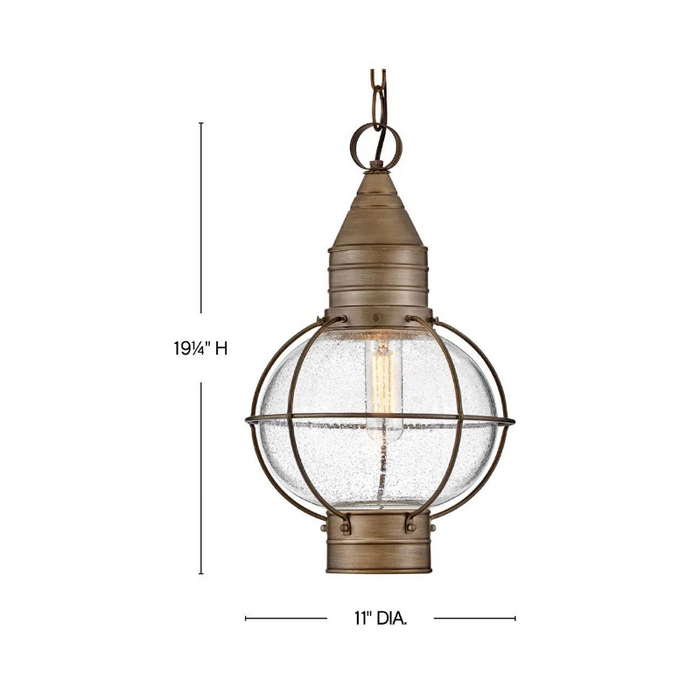 Hinkley 2202 Cape Cod 1-lt 11" LED Outdoor Pendant