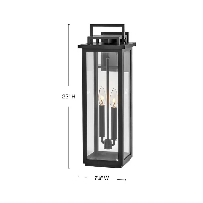 Hinkley 22114 Winthorpe 2-lt 22" Tall LED Outdoor Wall Mount Lantern