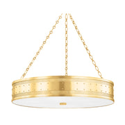 Hudson Valley 2230 Gaines 6-lt 30" Chandelier-Aged Brass