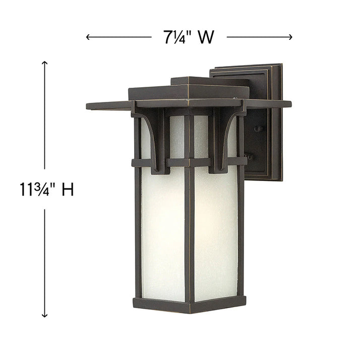 Hinkley 2230 Manhattan 1-lt 12" Tall LED Outdoor Wall Light