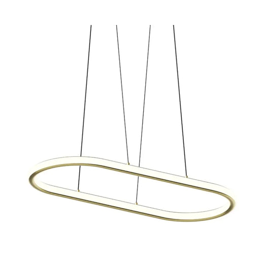 Sonneman 2241 Luna 2-lt 34" LED Racetrack Pendant - Brass