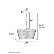 Maxim 22426 Baywood 5-lt 30" Chandelier