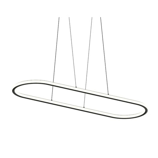 Sonneman 2243 Luna 2-lt 62" LED Racetrack Pendant Satin Black
