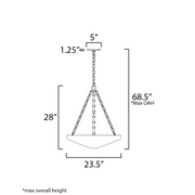 Maxim 22456 Artemis 6-lt 24" Pendant