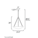 Maxim 22456 Artemis 6-lt 24" Pendant