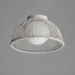 Maxim 22470 Cestino 1-lt 16" Flush Mount - Weathered White