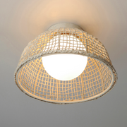 Maxim 22470 Cestino 1-lt 16" Flush Mount - Weathered White
