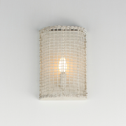 Maxim 22471 Cestino 1-lt 12" Tall Wall Sconce - Weathered White