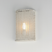Maxim 22471 Cestino 1-lt 12" Tall Wall Sconce - Weathered White