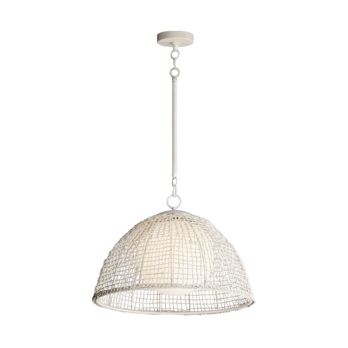 Maxim 22472 Cestino 1-lt 21" Pendant - Weathered White