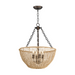 Maxim 22473 Cestino 4-lt 21" Pendant - Antique Bronze