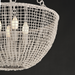 Maxim 22473 Cestino 4-lt 21" Pendant - Weathered White