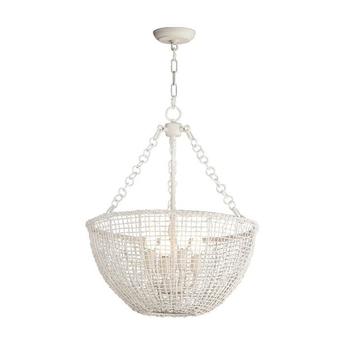 Maxim 22473 Cestino 4-lt 21" Pendant - Weathered White